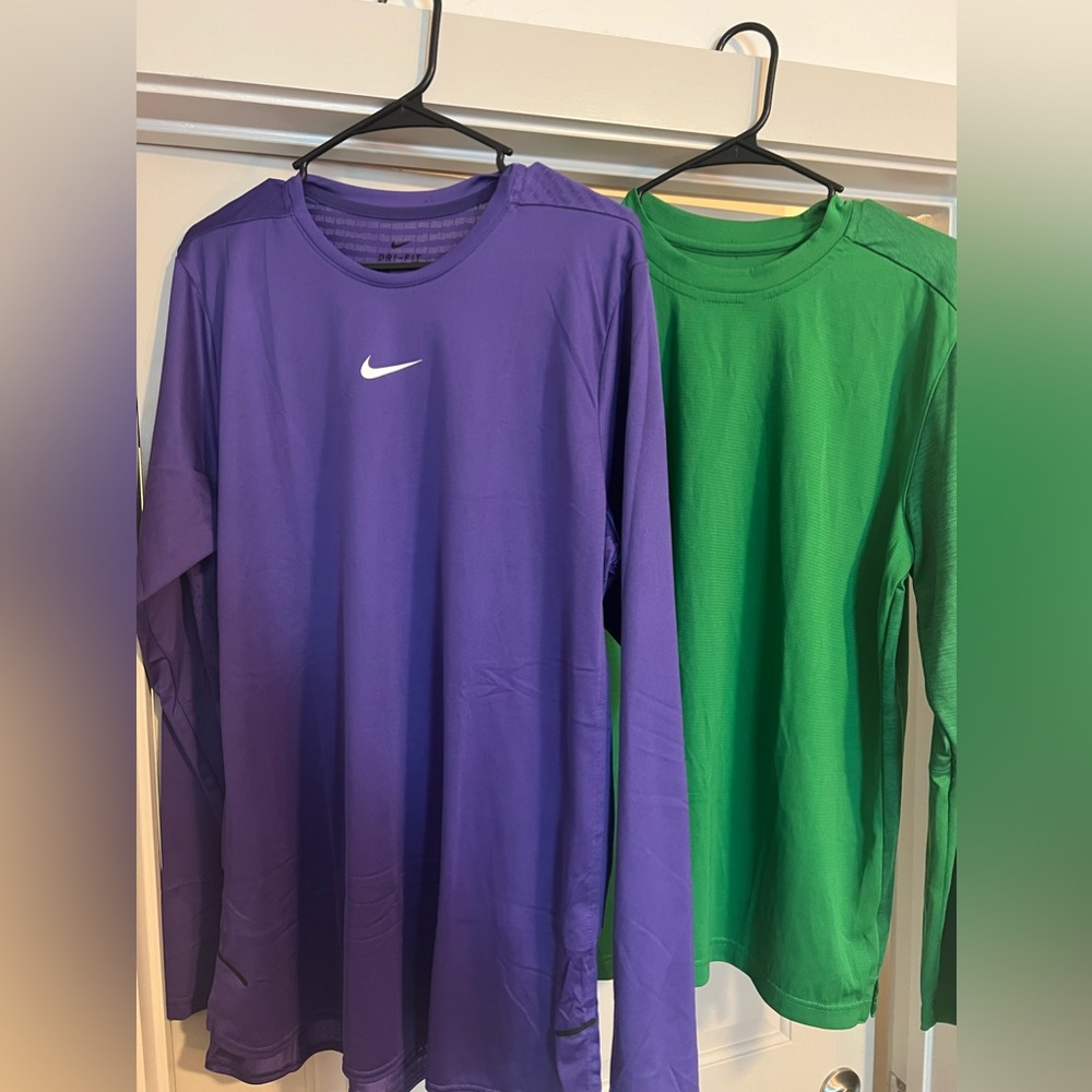 NIKE Dri-FIT long sleeve shirts Size L Large